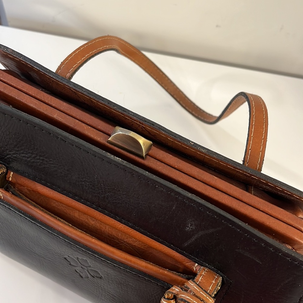 PATRICIA NASH Genuinely Leather Reversible Satchel Handbag - Picture 9 of 14